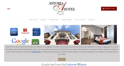 Desktop Screenshot of hotelastoriarapallo.it